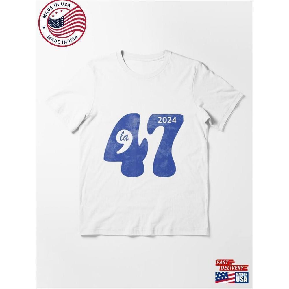 47 Kamala Election 2024 Comma La President Campaign Graphic T-Shirt